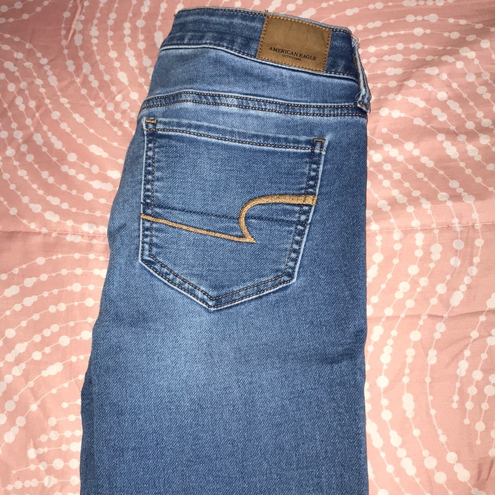 🦅American eagle super stretch skinny jeans 💙